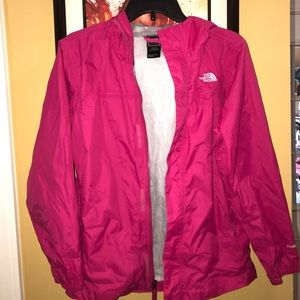 Girls XL The North Face Rain Jacket